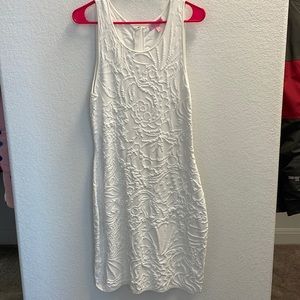 White Lilly stretchy dress